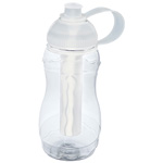 Trinkflasche mit K�hlakku COSLADA, transparent - Werbemittel