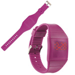 Touch-Screen Armbanduhr NIZZA, violett - Werbemittel