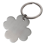Schl�sselanh�nger CLOVERLEAF, grau - Werbemittel