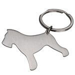 Schl�sselanh�nger BELMONT, grau - Werbemittel