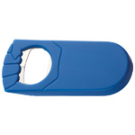 Faust-Flaschen�ffner LUTON, blau - Werbemittel