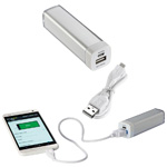 Powerbank MALIBU, weiss - Werbemittel