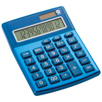 Taschenrechner DORCHESTER, blau - Werbemittel