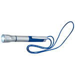 Taschenlampe mit Leuchtkuli TREVISO, blau - Werbemittel