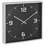 Wanduhr PORTO CALVO', schwarz - Werbemittel