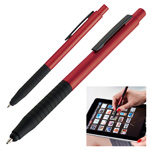 Kugelschreiber mit Touch-Pen COLUMBIA, rot - Werbemittel