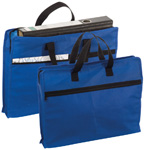 Non-Woven-Dokumententasche OLDHAM, blau - Werbemittel