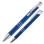 Metallkugelschreiber ASCOT, blau - Werbemittel
