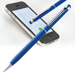 Kugelschreiber mit Touch-Pen NEW ORLEANS, blau - Werbemittel