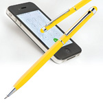 Kugelschreiber mit Touch-Pen NEW ORLEANS, gelb - Werbemittel