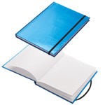A5 Notizbuch SCHLESWIG, blau - Werbemittel