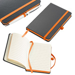 Notizbuch ROSTOCK, orange - Werbemittel