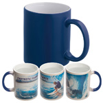 Sublimationstasse colour-changing SIRMIONE, blau - Werbemittel