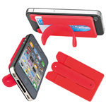 Smartphone-Tasche mit Aufsteller MONTE CARLO, rot - Werbemittel