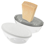 Parmesanreibe MALCESINE, weiss - Werbemittel