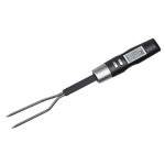 Fleisch-Thermogabel PISA, schwarz - Werbemittel