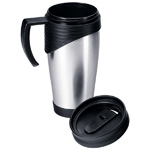Edelstahl Thermobecher EL PASO, grau - Werbemittel