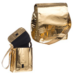 Umh�ngetasche BRISTOL, gold - Werbemittel