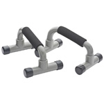 Push-Up Bars SHELBY, grau - Werbemittel