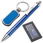 Geschenkset CLEARWATER, blau - Werbemittel