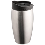 Thermobecher NEAPEL, grau - Werbemittel