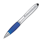 Kugelschreiber mit Touch-Pen DANZIG, blau - Werbemittel