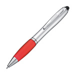 Kugelschreiber mit Touch-Pen DANZIG, rot - Werbemittel