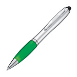 Kugelschreiber mit Touch-Pen DANZIG, gr�n - Werbemittel