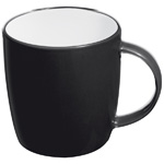 Keramiktasse MARTINEZ, schwarz - Werbemittel