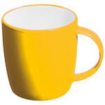 Keramiktasse MARTINEZ, gelb - Werbemittel