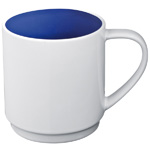 Keramiktasse LOCKPORT, blau - Werbemittel