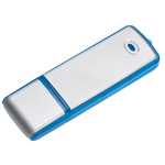 USB-Stick SAN PEDRO, blau / gelb - Werbemittel