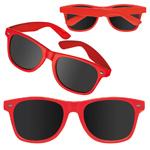 Sonnenbrille NERDLOOK, rot - Werbemittel