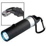 Taschenlampe GLADSTONE, schwarz - Werbemittel