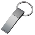 Metallschl�sselanh�nger LUPON, grau - Werbemittel