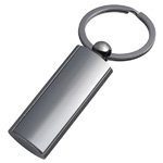 Metallschl�sselanh�nger MALVAR, grau - Werbemittel