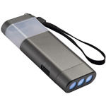 Taschenlampe GRANTHAM, grau - Werbemittel