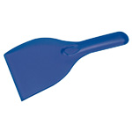 Kunststoff-Eiskratzer HULL, blau - Werbemittel