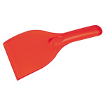 Kunststoff-Eiskratzer HULL, rot - Werbemittel
