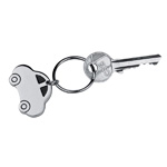 Metallschl�sselanh�nger SILVERSTONE, grau - Werbemittel