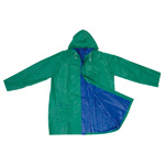 Wende-Regenjacke NANTERRE, blau / gr�n - Werbemittel