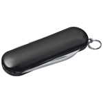Mini Taschenmesser GUADALAJARA, schwarz - Werbemittel