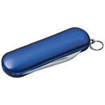 Mini Taschenmesser GUADALAJARA, blau - Werbemittel