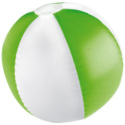 Bicolour Strandball KEY WEST, apfelgr�n - Werbemittel