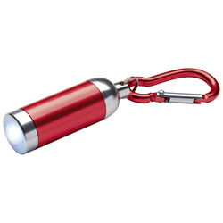 LED-Taschenlampe ALHAMBRA, rot - Werbemittel