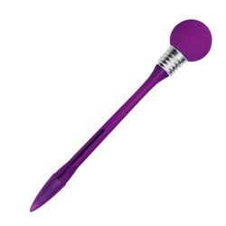 Kugelschreiber LIGHT BULB, violett - Werbemittel