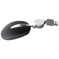 Computermaus SPRINGFIELD, schwarz - Werbemittel