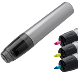 Highlighter 3 in 1 LUCENA, grau - Werbemittel
