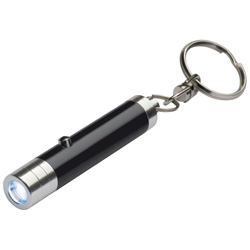 Metall-LED-Lampe CONCORDIA, schwarz - Werbemittel