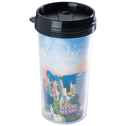 Promotionbecher LAS VEGAS, schwarz - Werbemittel
